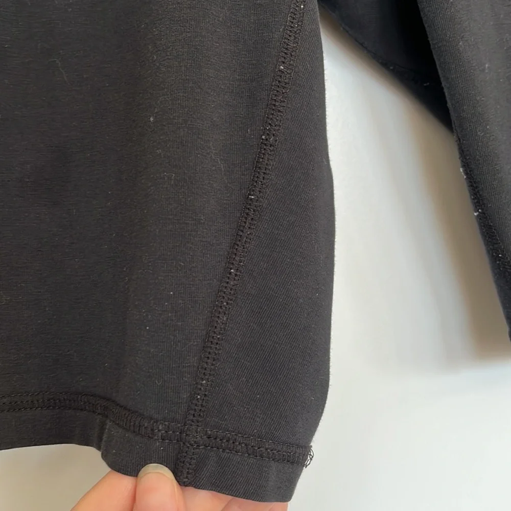 DKNY Sport Gracie‎ Logo High-Waist Bike Shorts W/Pockets Size S